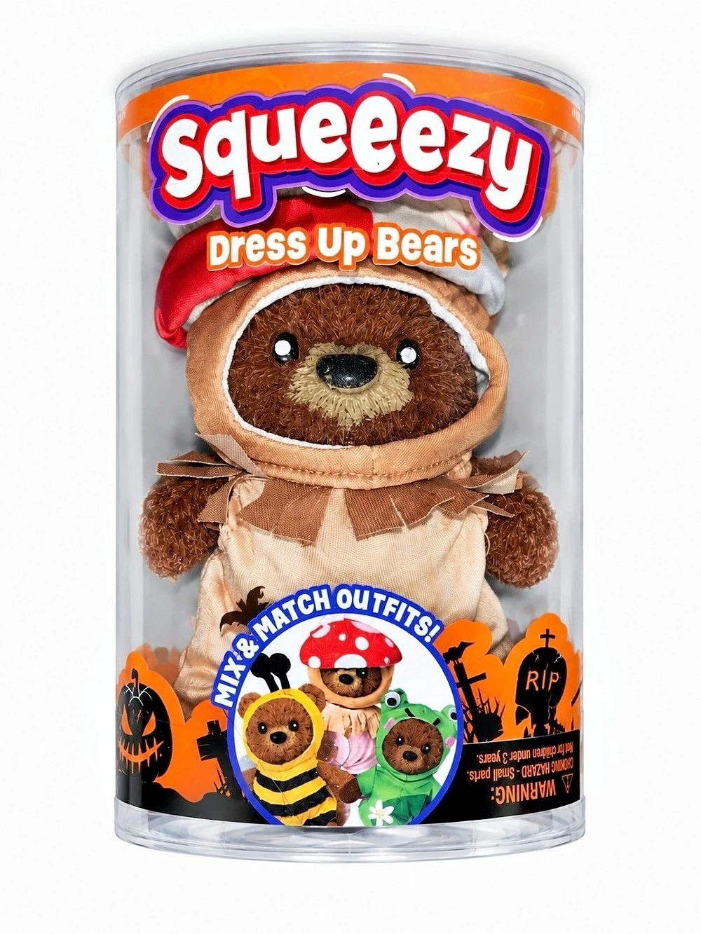 Squeeezy Dress Up Bears Plush Bear